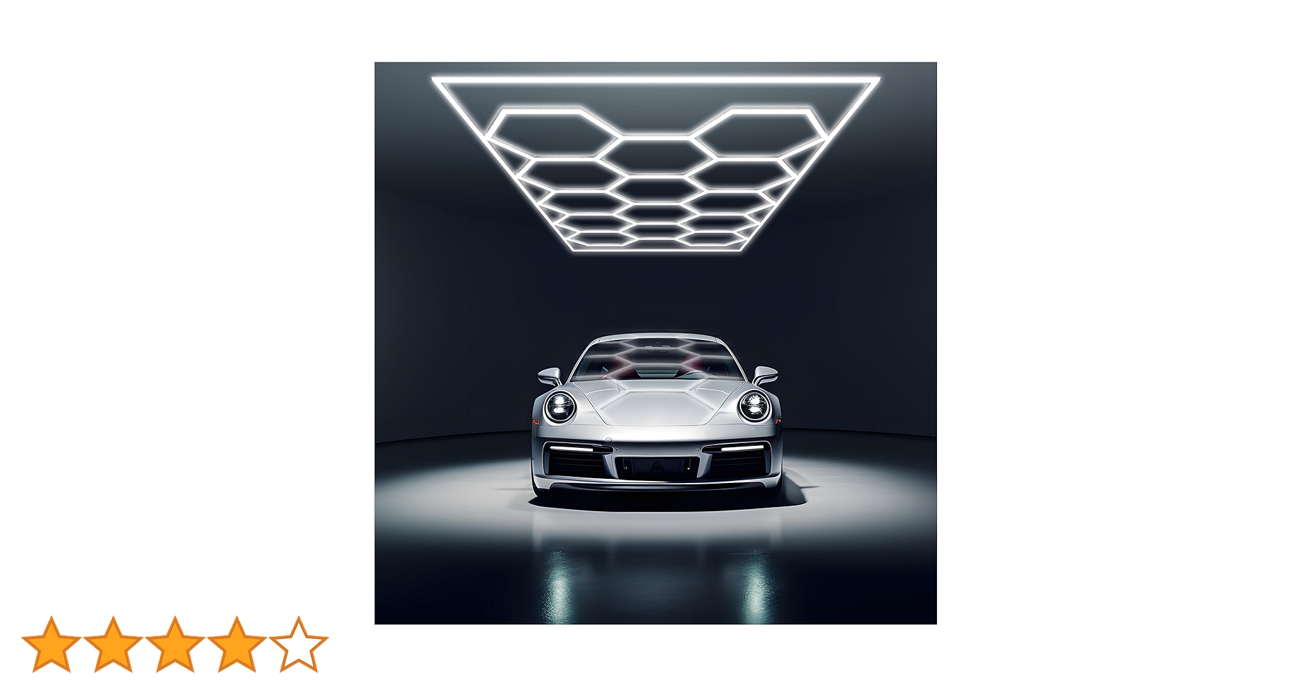 Amazon.co.jp : 六角形ガレージライト - ハニカムライト 430W